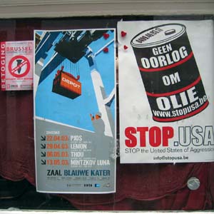 image: 
No war for oil