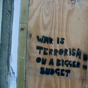 image: 
war is terrorism